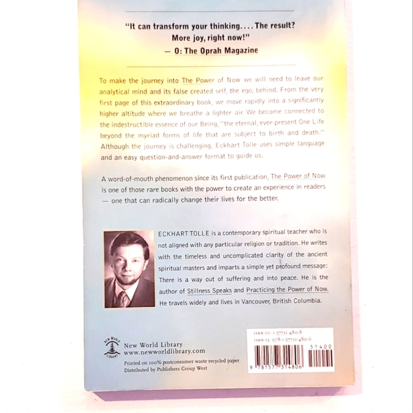THE POWER OF NOW BY ECKHART TOLLE - Picture 2 of 2